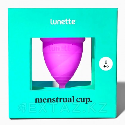 Lunette етеккір тостағанының өлшемі 1, күлгін от sex shop Extaz фото 4
