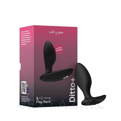 Анальная тығын киюге арналған We - Vibe Ditto + қара от sex shop Extaz фото 2