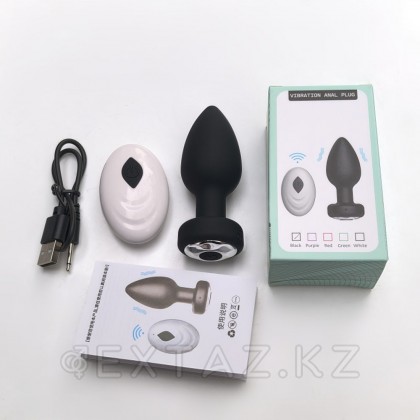 Қашықтан басқару пульті бар анальды діріл тығын от sex shop Extaz фото 6