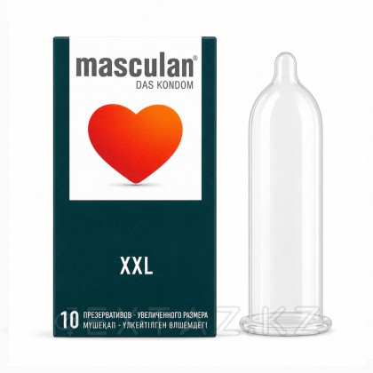 Masculan XXL презервативтері, үлкейтілген өлшемі, № 10 от sex shop Extaz