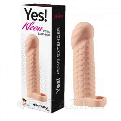 Увеличивающая насадка KLEON с кольцом 2, 15 см - extaz.kz 2, 15 см сақинасы бар KLEON үлкейту саптамасы от sex shop Extaz