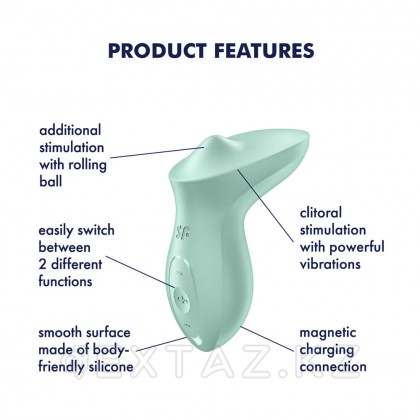 Satisfyer Exciterrr Rolling Lay клитор стимуляторы-зеленый жасыл от sex shop Extaz фото 3