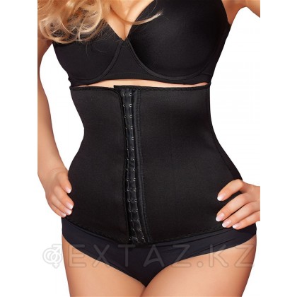 Эластичный утягивающий чёрный корсет под грудь, размер M от sex shop Extaz фото 2