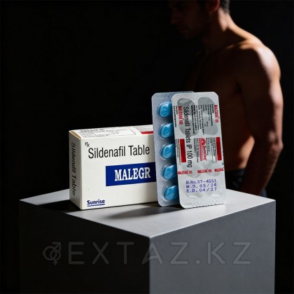 Malegra 100 mg потенциалын күшейтуге арналған Препарат (10 дана) от sex shop Extaz фото 7