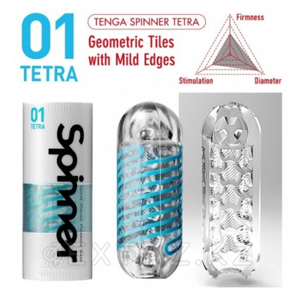 TENGA SPINNER мастурбатор Tetra от sex shop Extaz фото 2