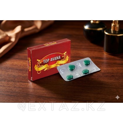 Top Avana эрекциясын жақсартуға және ұзартуға арналған Препарат (4 қойынды.) от sex shop Extaz фото 2
