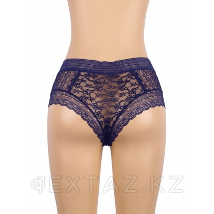 Бразилиялық Floral Lace көк Трусики (XS-S өлшемі) от sex shop Extaz фото 6