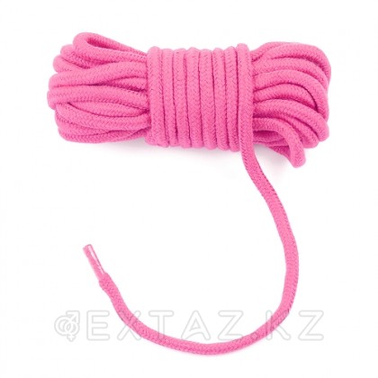 Бондажға арналған арқан - 10 М. (Қызғылт) от sex shop Extaz фото 4