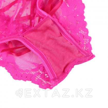 Lace Strappy қызғылт түсті трусики (өлшемі XL-2XL) от sex shop Extaz фото 2