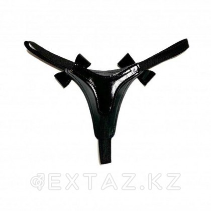 Садақтары бар эко-былғарыдан жасалған лактар от sex shop Extaz фото 3