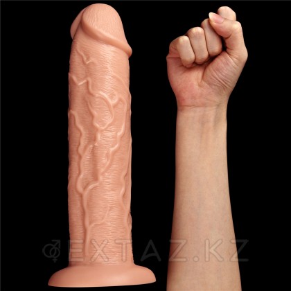 Фаллоимитатор реалистик Long Dildo (28 см) от sex shop Extaz фото 6