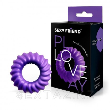 Sexy friend ' s love play эрекциялық сақинасы (25 мм.) күлгін от sex shop Extaz фото 2