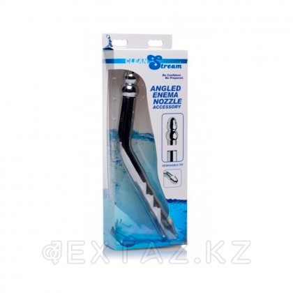 Angled Enema Nozzle анальды душ саптамасы күміс от sex shop Extaz фото 4