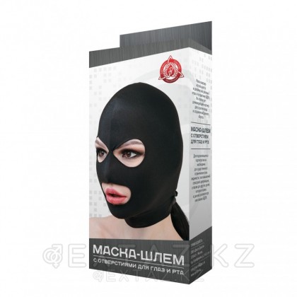 Көзге және ауызға арналған тесіктері бар дулыға маскасы от sex shop Extaz фото 2