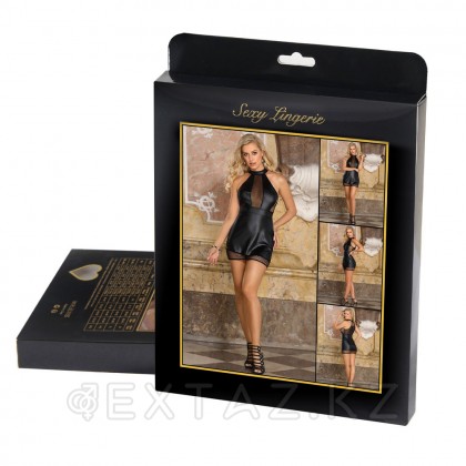 Ohyeah былғары көйлек торлы кірістірулермен, XL-2XL от sex shop Extaz фото 2