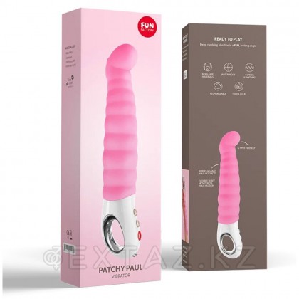 Көңілді фабриканың patchy Paul вибраторы қызғылт от sex shop Extaz фото 2