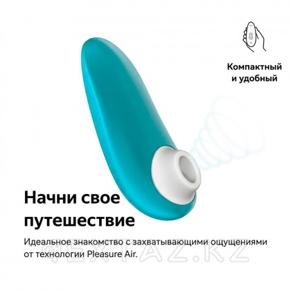 Байланыссыз клиторлық стимулятор Womanizer starlet 3 көгілдір от sex shop Extaz фото 6