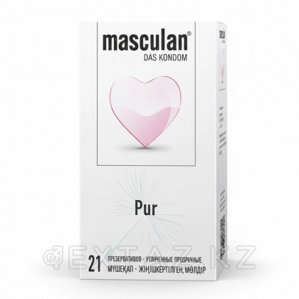 Masculan pur презервативі (тазартылған мөлдір) 21 дана. от sex shop Extaz