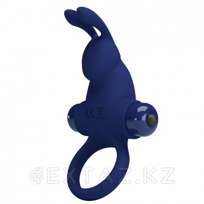 Көк қоян дірілі бар эрекциялық сақина от sex shop Extaz