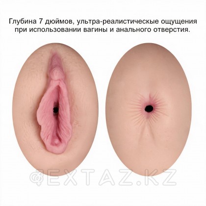 Үрлемелі секс қуыршақ Lovetoy Love Doll, силикон, брюнетка от sex shop Extaz фото 2