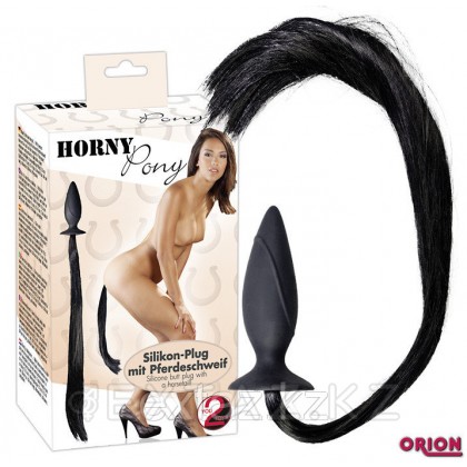 Втулка анальная с хвостом пони HORNY Pony от sex shop Extaz