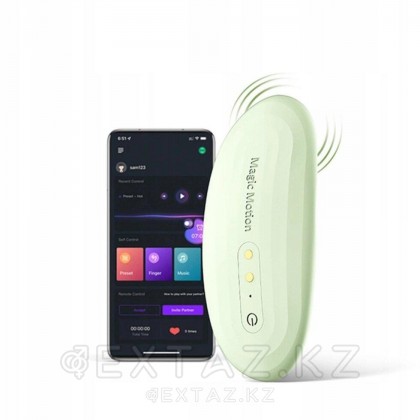 Magic motion ұсынған magic NYX ақылды вибраторы жасыл от sex shop Extaz фото 5