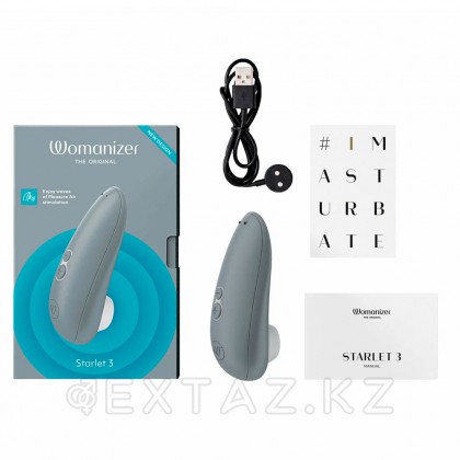 Байланыссыз клиторлық стимулятор Womanizer starlet 3 сұр от sex shop Extaz фото 7