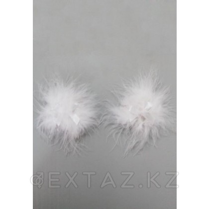 Соблазнительные наклейки на соски белые от sex shop Extaz