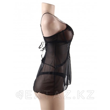 Бэби долл Elegant Black (3XL) от sex shop Extaz фото 6