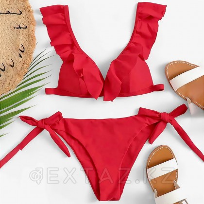 Купальник Wine Red Ruffle (M) от sex shop Extaz фото 2