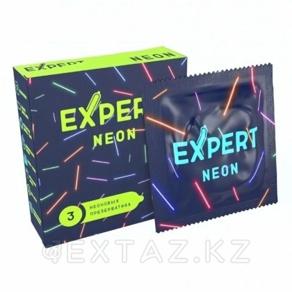 EXPERT neon презервативтері 3 дана. (жарқыраған) от sex shop Extaz