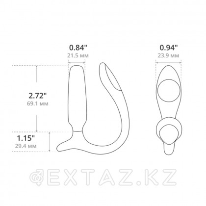 Lush Anal қашықтан басқарылатын шағын анальды вибратор от sex shop Extaz фото 9