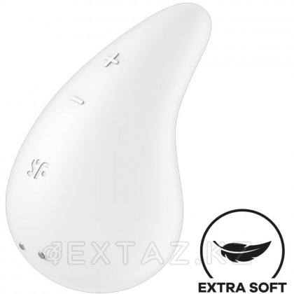 Satisfyer Dew Drop ақ клиторальды шағын вибратор от sex shop Extaz фото 2