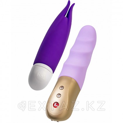 Жинақ: Пульсатор + вибратор Fun factory CLIT Kit PETITE күлгін от sex shop Extaz