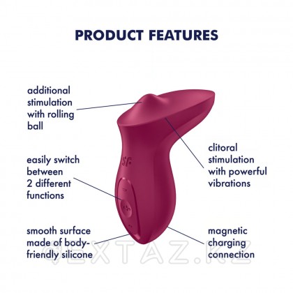 Клитор стимуляторы Satisfyer Exciterrr Rolling Lay-ф күлгін от sex shop Extaz фото 3