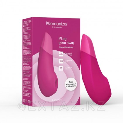 Womanizer Enhance Vibrant Pink байланыссыз клиторлық стимуляторы от sex shop Extaz