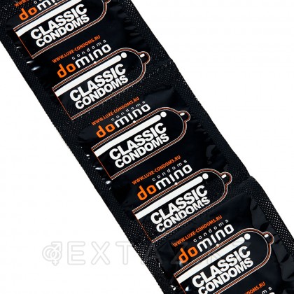 Domino Classic Extase презервативтері, текстуралы, 6 дана от sex shop Extaz фото 4
