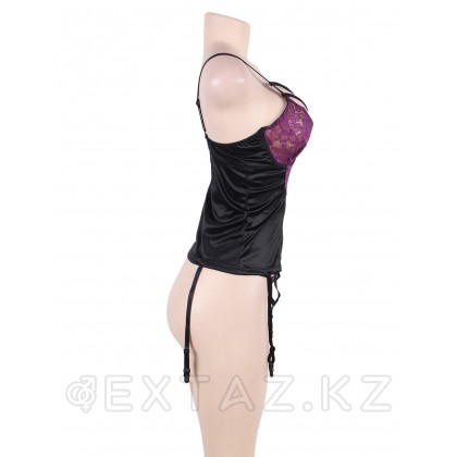 Сексуальное кружевное белье + маска на глаза Purple Lace (5XL) от sex shop Extaz фото 2