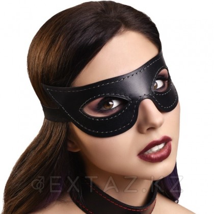 Открытая маска из натуральной кожи, острая - extaz.kz фото 2 Ашық шынайы былғары маска, өткір от sex shop Extaz фото 2