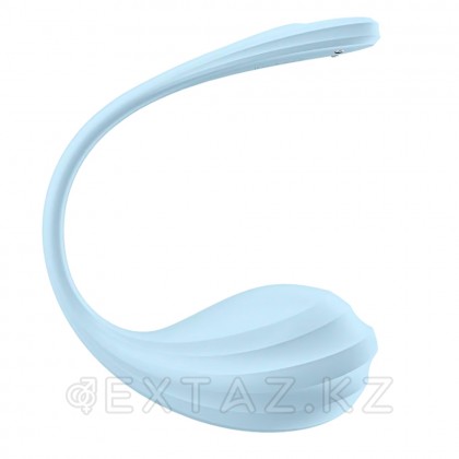 Satisfyer Smooth petal көк діріл жұмыртқасы (Connect App) от sex shop Extaz