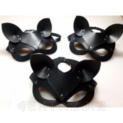 Кошачья маска из кожи от sex shop Extaz фото 2