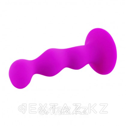 Силиконовый анальный плаг на присоске 