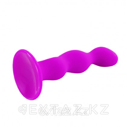 Силиконовый анальный плаг на присоске 