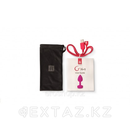 Большая дизайнерская анальная пробка с вибрацией Fun Toys Gplug от sex shop Extaz фото 7