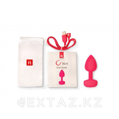 Большая дизайнерская анальная пробка с вибрацией Fun Toys Gplug от sex shop Extaz фото 8