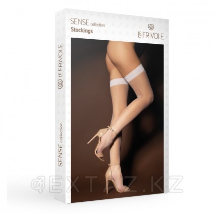 Негізгі ақ нейлон шұлықтары 20 ден (SENSE) (L-XL) от sex shop Extaz фото 3