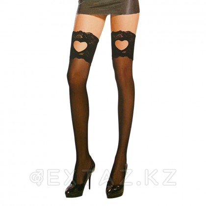 Ашық резеңке жолағы бар әйелдер шұлықтары от sex shop Extaz