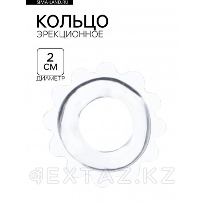 Рельефті эрекциялық сақина Мөлдір оки Чпоки (D 2 см) от sex shop Extaz фото 5