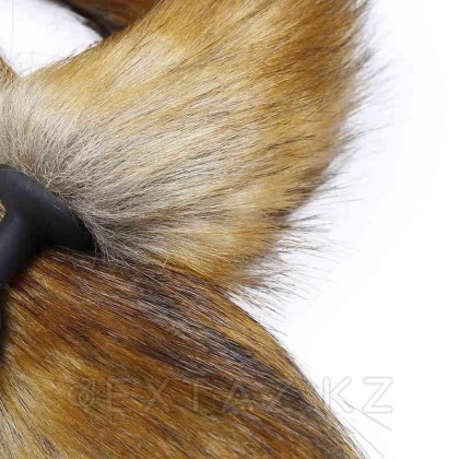Силиконовый анальный плаг  хвостиком Fox tail от sex shop Extaz фото 4