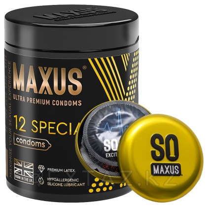 MAXUS Special X-Edition нүктелі қырлы презервативтер 12 дана. от sex shop Extaz фото 2